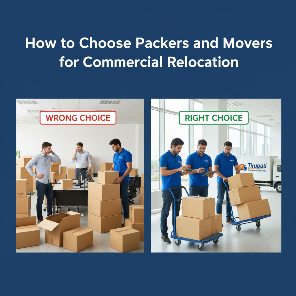 How to Choose Packers and Movers for Commercial Relocation | Packers and Movers in Chhatrapati Sambhajinagar