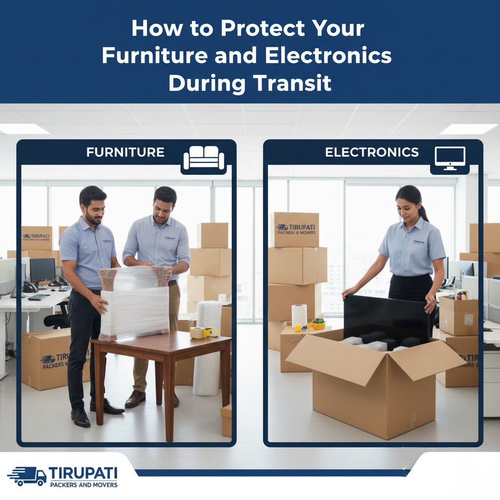 How to Protect Your Furniture and Electronics During Transit | Packers and Movers in Chhatrapati Sambhajinagar
